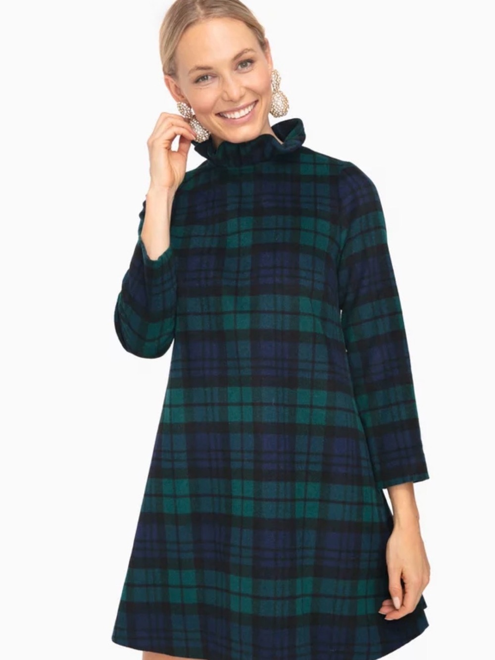 Tuckernuck Blackwatch Plaid Daphne Dress like new